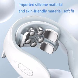 Portable Neck Massager Smart Massager met TENS PULSE THERAPIE VOEGANTINGSAPPREEMS voor het verlichten van nek- en schouderpijn Gezondheidszorg