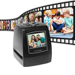 Portable Negative Film Scanner 35mm 135mm Slide Film Converter PO Digitale beeldviewer met 2.4 TFT LCD -scherm 240507