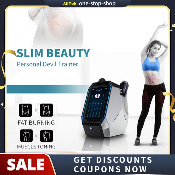 Portable NEO Hi-EMT Teslasculpt Muscle Stimulation Minceur Machine Haute Fréquence Électro Magnétique Corps Sculpt Fat Burning Perte De Poids Beauté EMSlim Machine