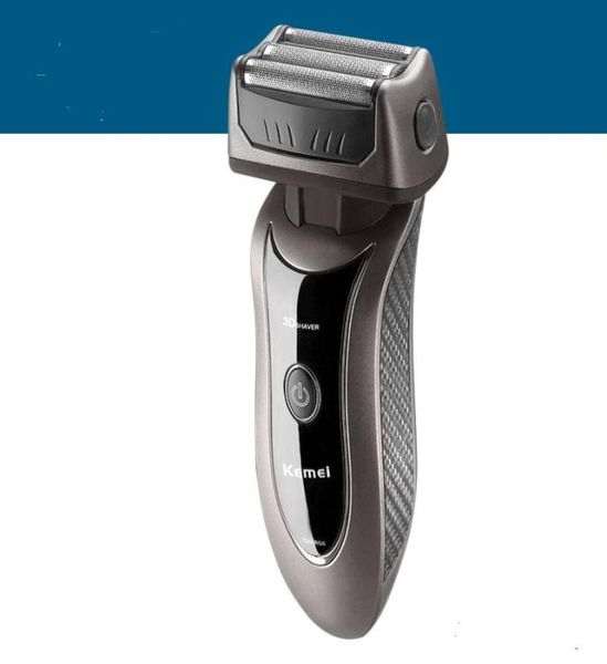 Portable nouvelle tête 3D Men039s rasoir Rechargeable rasoir électrique rasoir homme tondeuse à barbe et tondeuse à moustache rasoir EU 220v2631641