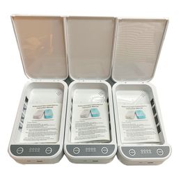 Draagbaar ontwerp van UV-verlichting Sterilisatie Goud en zilveren sieraden Mobiele maskers voor snelle desinfectiebox stem uitzenden
