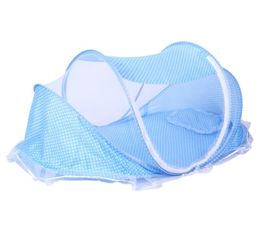 Cama portátil para bebé recién nacido, cuna, mosquitera plegable, cojín infantil, colchón, ropa de cama móvil, red para cuna 1106560cm C596971422