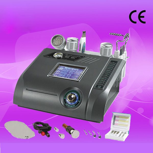 Appareil portable de beauté de la peau Dermabrasion avec LED PDT, marteau chaud/froid Bio Lift - Modèle E6 : 6 poignées