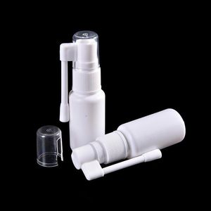 Atomiseur de nez portable avec pulvérisateur de rotation à 360 degrés Pulvérisateur de pompe nasale en plastique blanc Bouteilles de pulvérisation nez vide 10 ml Qdtel Eufdh