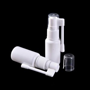 Atomiseur nasal Portable avec pulvérisateur rotatif à 360 degrés, pompe nasale en plastique blanc, bouteilles de pulvérisation, nez vide, 10ml Mecle