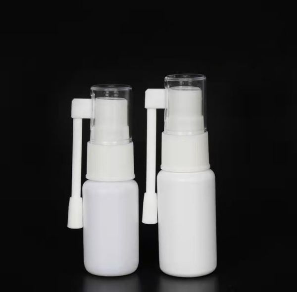 Atomiseur de nez portable avec bouteille de pulvérisation à rotation de 360 degrés, pompe nasale en plastique blanc, bouteilles de pulvérisation, nez vide 10 ml SN6008