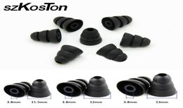 Accessoires de visiophone portables 12 pièces en silicone dans les couvercles de téléphone capuchon de remplacement écouteurs bourgeon écouteurs casque embout d'oreille trois... 9132143