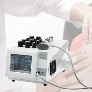 Draagbare omressor akoestische golf / shockwave therapie machine voor plantaire fasciitis hiel pijnbehandeling