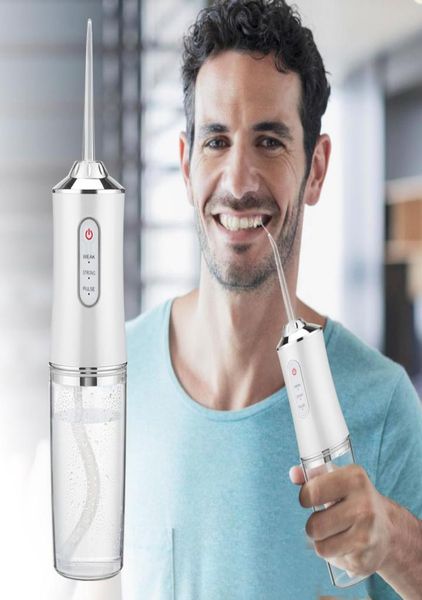 Irrigateur oral portable pour le blanchiment des dents Nettoyage dentaire Santé Jet d'eau dentaire puissant Pick Flosser Machine à laver la bouche 1494679