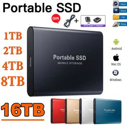 Disco duro portátil Original de alta velocidad SSD de 1TB, disco duro externo de estado sólido, interfaz USB3.1, disco duro móvil SSD de 500GB para ordenador portátil y mac