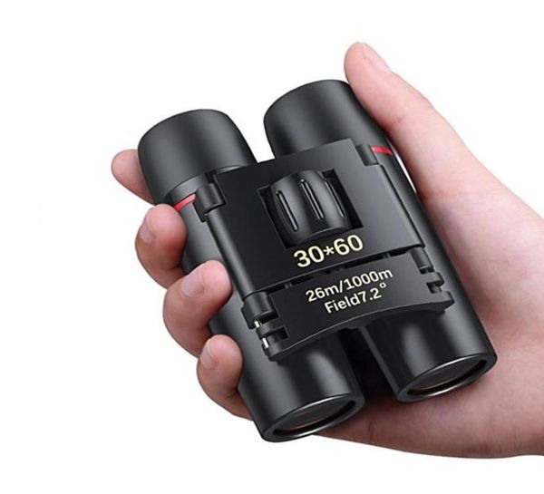 Mini binoculares portátiles para exteriores 30x60 compactos para adultos telescopio binocular impermeable visión nocturna infrarroja telescopio pequeño 6027602