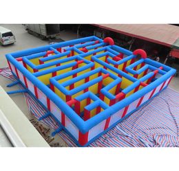 portable pour adultes extérieurs GAZE PLATable 9x9m Giant gonflable puzzel Maze Carnival Game Field7430060