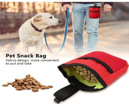 Sac de friandises pour aliments pour animaux de compagnie, entraînement en plein air, Snack, obéissance, pochette de taille, sac d'alimentation multifonctionnel, poche F jllRqr3923798