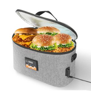 Four Portable chauffe-biberon 12V nourriture chauffage électrique personnel boîte à déjeuner pour voyage sur route Camping pique-nique travail 231225