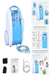 Concentrador de oxígeno portátil recién 15L Purificador de aire Generador de oxígeno PSA Oxígeno Máquina Home Travel Use Blue286D9489763