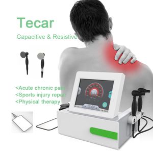 Portable soulagement de la douleur haute fréquence récupération musculaire tecar thérapie beauté amincissant la machine améliore la circulation sanguine superficielle et profonde équipement de beauté rf