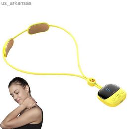 Draagbare hangende nekmassager Comfortabel Smart Neck Hanger Massage-instrument Nekbeschermer Hanger Massage-instrument L230523