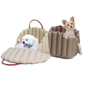 Portable Chien Siège De Voiture Antidérapant s Coffre-fort Voiture Booster Kennel Sac Pour Petit Chien Chat Voyage Siège De Voiture Pour Chien 240312