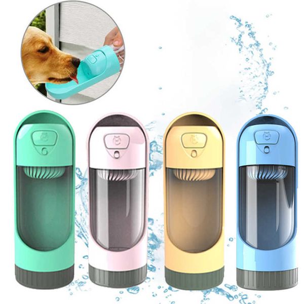 Portable Pet Chien Bouteille D'eau Bols À Boire Pour Petits Grands Chiens Distributeur D'alimentation Chat Filtre À Charbon Actif Bol 210615