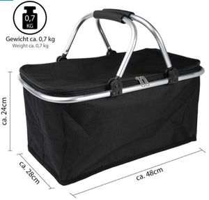 Portable pique-nique déjeuner sac glace glacière stockage voyage panier refroidisseur Cool panier panier sac boîte q2