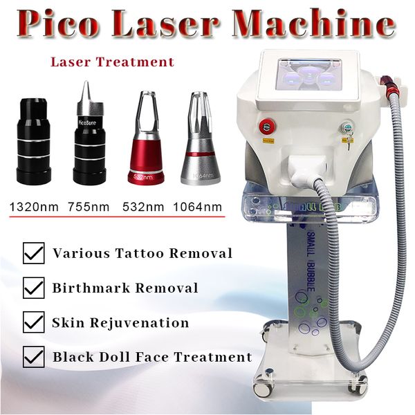 Máquina de belleza láser Pico portátil eliminación de tatuajes tratamiento Vascular Picolaser rejuvenecimiento de la piel uso doméstico