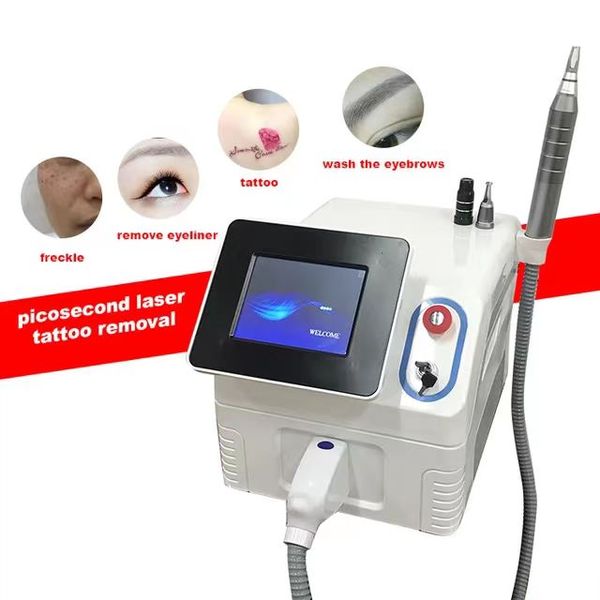 Portable Pico Laser carbone Peeling Nd Yag détatouage Machine Laser prix 1064nm/532nm/755nm Pico deuxième Machine Laser