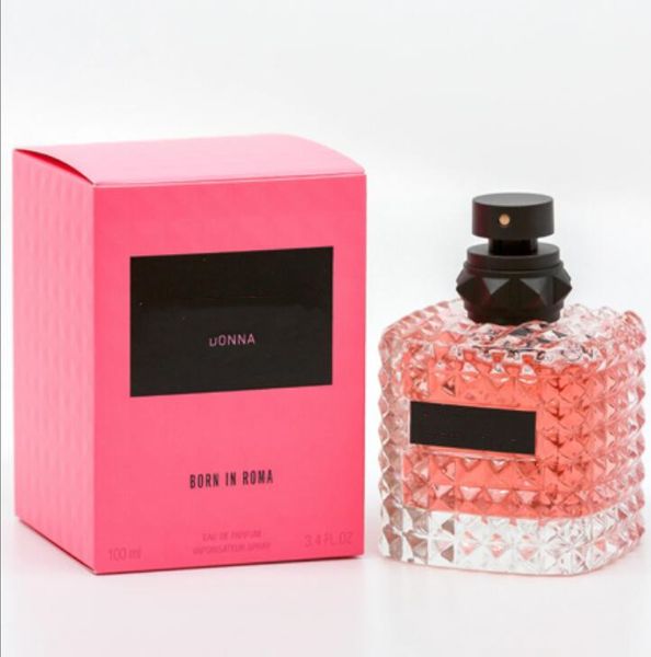 Parfum femme 100 ml Born In Roma Coral Fantasy Voce Viva Eau De Parfum longue durée Bonne odeur EDP Design Marque Femme Lady Girl Parfums Cologne Brume corporelle Spray