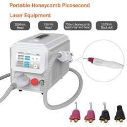 Draagbare Picosecond Laser Tattoo Removal Machine Pigment Spot-Removal Pico Tweede Yag Tattoo Removal Beauty Apparaat voor Spa