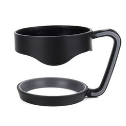 Draagbare Plastic Zwart Waterfles Mokken Cup Handvat voor 30 OZ Tuimelaar Mok Handhouder Fit Reizen Drinkware Thermos Flessen Cover