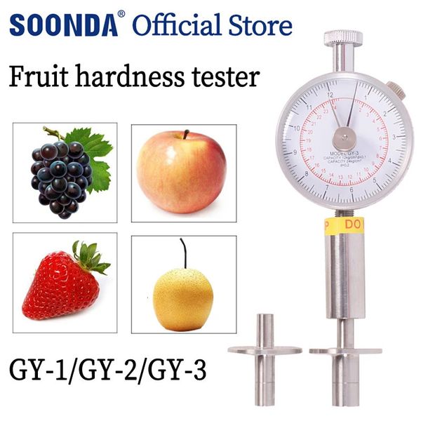 Testeur de dureté de fruits à pointeur portable, pénétromètre de fruits GY-3 pour pommes, poires, raisins, Oranges, GY-2 GY-1, scléromètre de fruits 231229
