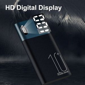 Batterie externe Portable 2,1 a, Charge rapide bidirectionnelle, affichage numérique, chargeur de téléphone Portable pour Xiaomi LG