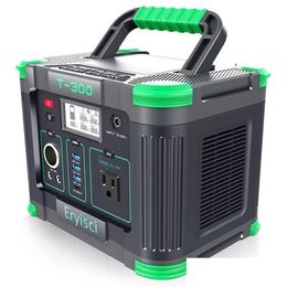 Générateur solaire de station électrique portable T300 300W Générateur solaire à usage domestique Système de stockage d'énergie renouvelable à usage domestique DHI9K