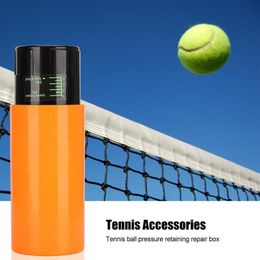 Pression de tennis de tennis portable Saver Tennis Ball Restore Holder ABS Tennis Ballstorage Canister Creative Gift 21,5 * 8,5 * 8,5 cm