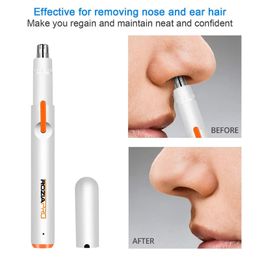 Portable professional electric nose and ear trimmer rotating USB charging hair trimmer eyebrow trimmer charging trimmer 240429