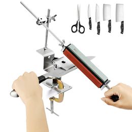 Draagbare Professionele Mes Energ Kitchen Grinder Fixed Angle Ening System Tool Stones 220311