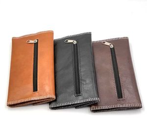 Bolsa de tabaco de cuero PU portátil, bolsa de almacenamiento de hierbas secas Multicolor, soporte para tabaco, billetera, recién llegado, monedero, accesorios para fumar