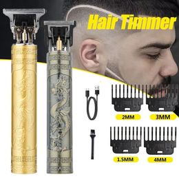 Tondeuse à cheveux électrique Portable et Rechargeable pour hommes, rasoir électrique Rechargeable pour barbier et barbe, Machine pour couper les cheveux
