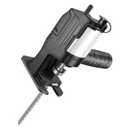 Adaptateur de scie alternative portable, ravitaillement automatique, perceuse électrique à la scie électrique pour outil de coupe en métal avec scie