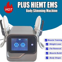 Portable RF EMS Xbody perte de poids corps façonnage réduction de graisse HIEMT Emslim bâtiment musculaire électromagnétique corps minceur Machine 2 poignées