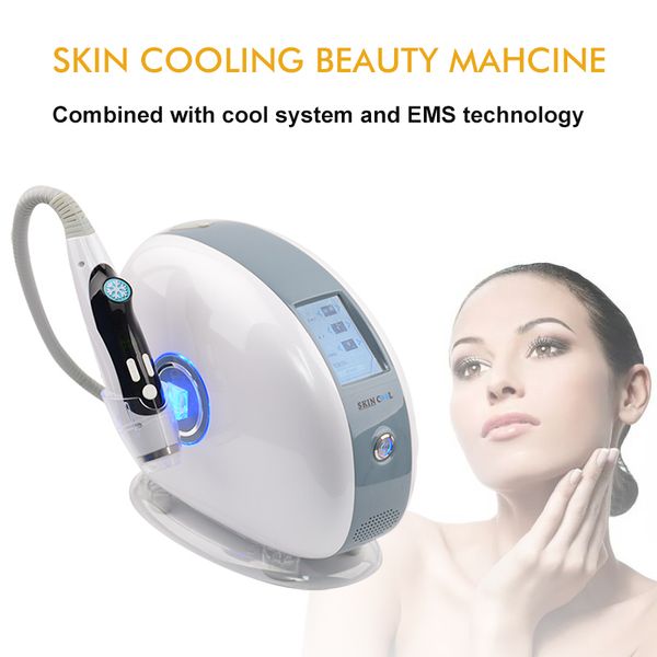 portable rf peau serrant froid cryo thérapie peau cool visage antiage radiofréquence machine