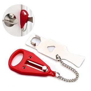 Portable Security Door Lock Safety Lock stainless steel chian Guard Hotel Door Stopper DIY Home Tools AAA1892-16