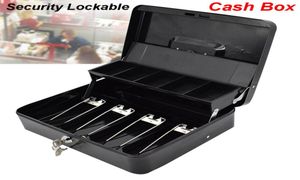 Boîte à caisse verrouillable de sécurité portable tiroir en argent à plusieurs niveaux Storage sûr Black 40FP14 C01169873648