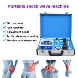 Draagbare Shockwave Machine Ed Elektromagnetische ExtraCorporal Pain Relief Body Relax Health Care Homeuse Fysiotherapie Apparatuur
