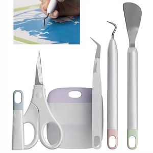 Kit d'outils de désherbage en vinyle Cameo, Silhouette Portable, lettres Cameo, ensemble artisanal de bricolage pour accessoires de Machine Cricut 240311