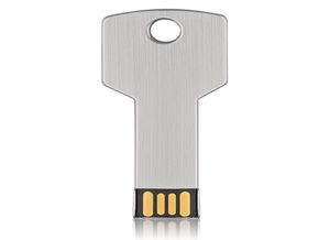 Clé portable en métal argenté 32 Go USB 20 clés USB 32 Go Flash Pen Drive Stockage suffisant pour PC portable Macbook T6761047