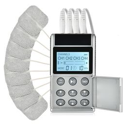 Équipement mince portable 15 modes EMS Stimulateur musculaire électrique TENS Physiothérapie Pulse Masseur complet du corps Machine Soulagement de la douleur Dispositif de soins de santé 230823