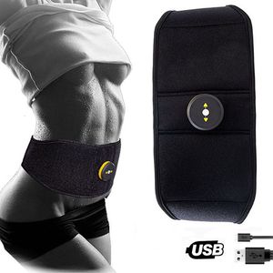 Draagbaar Slim Equipment Afslankriem voor het lichaam Elektrische buiktrainer Spierstimulator Toner Gewichtsverlies Smart EMS Fitness Vibratieriem Unisex 230621