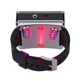 Draagbare slanke apparatuur koude lasertherapie infravermelho horloge diabetes hypertension suiker pols horloge rood lichttherapie apparaat voor neushand 221203