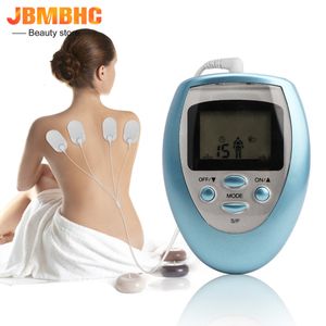 Portable Slim Equipment Digital TENS EMS Masseur Électrique Stimulateur Musculaire Pulse Dos Cou Soulagement De La Douleur Électrode Coussinets De Massage Machine De Thérapie De Santé 230822