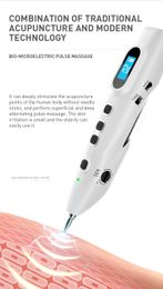 Draagbare slanke apparatuur elektro acupunctuurpunt stimulator piëzo pen massage apparaat acupoint meridian therapie diagnosemachine zonder naalden 221203